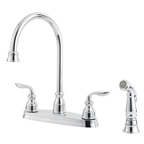 The included plastic tool helps to make assembly easy, allowing the person to tighten the faucet securely, without needing special tool to try to get at the mounting. . Price pfister kitchen faucet